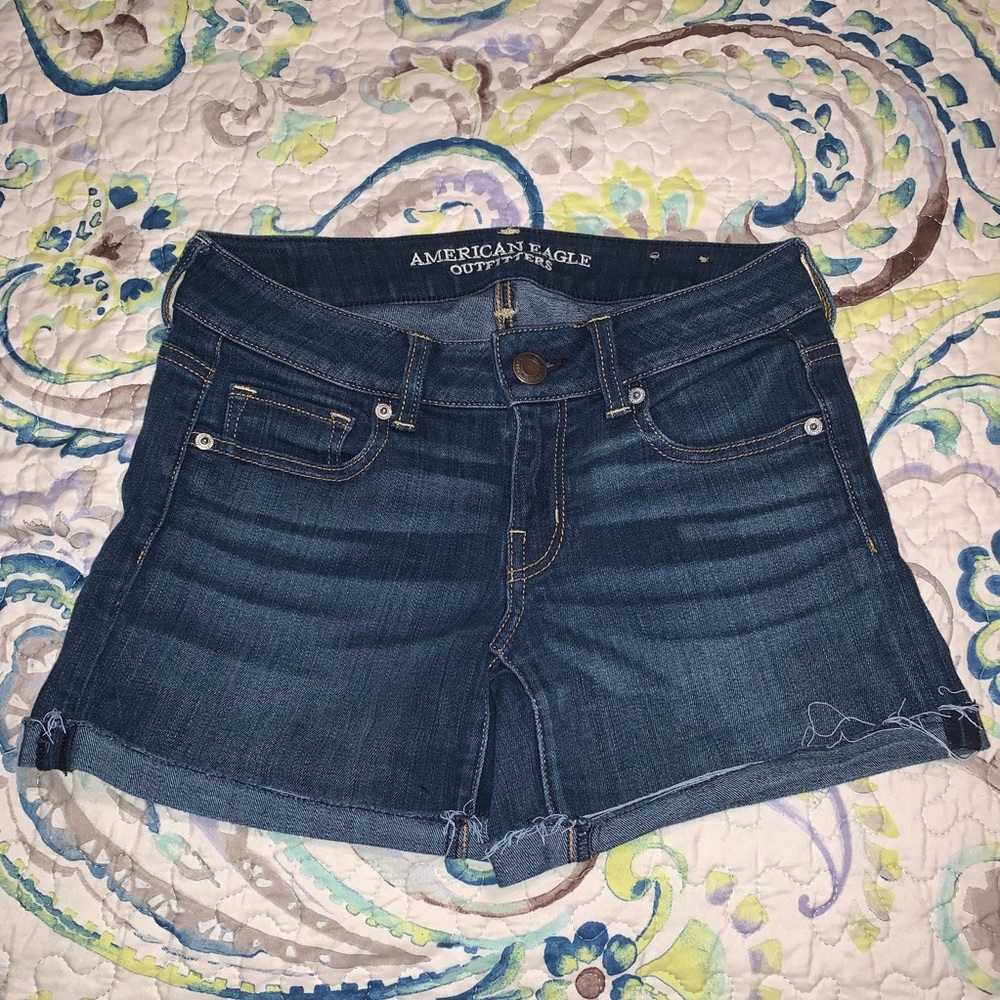 Dark Wash Shorts